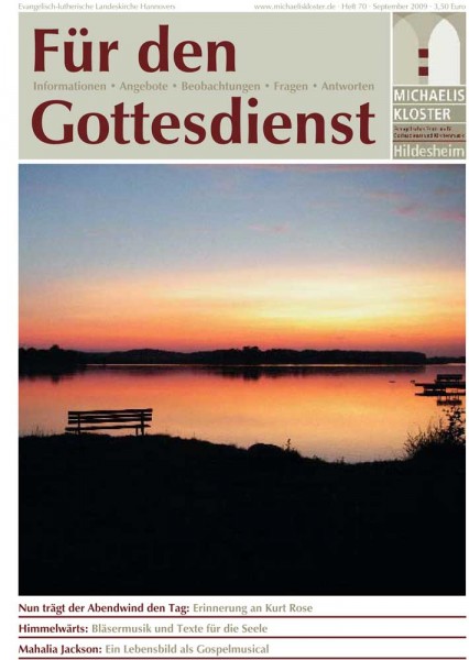 Für den Gottesdienst Heft 70
