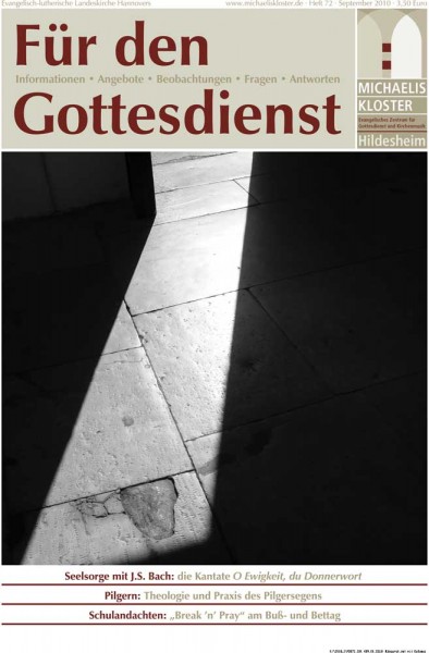 Für den Gottesdienst Heft 72