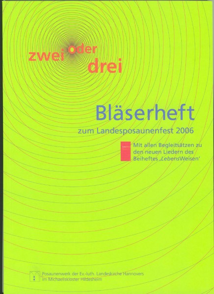 Bläserheft „zwei oder drei“