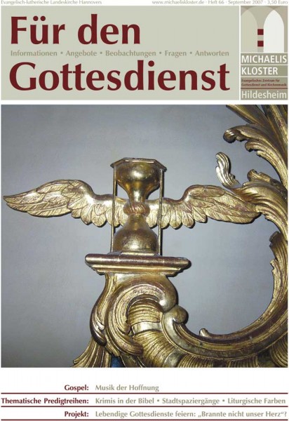 Für den Gottesdienst Heft 66